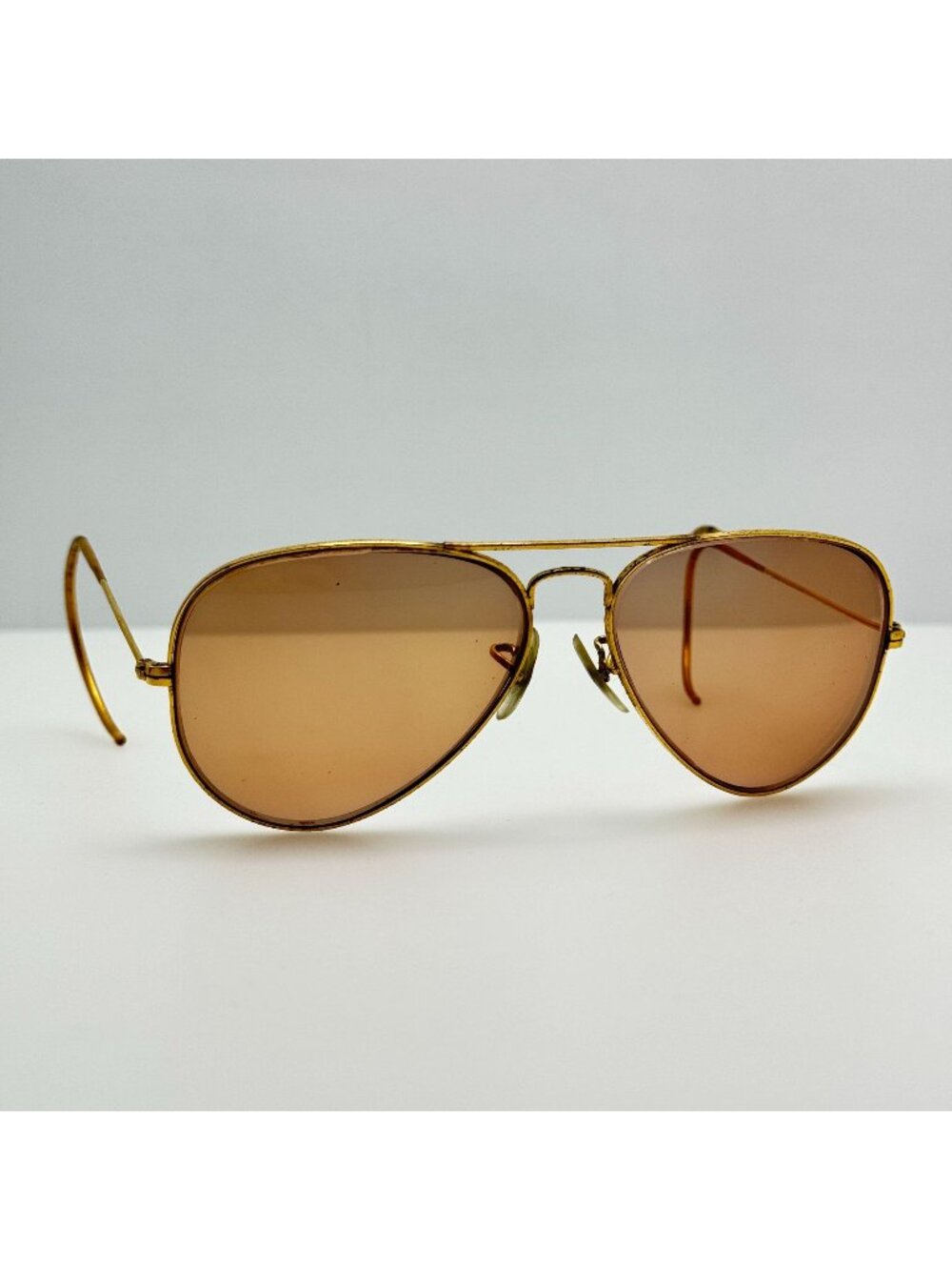 Ray Ban Eyeglasses Eye Glasses Frames Aviator 58-14 Bausch & Lomb